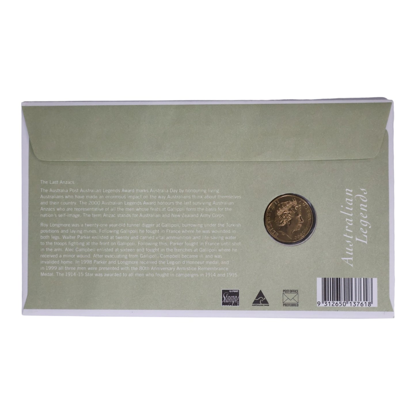2000 PNC - Australian Legends - The Last ANZACs