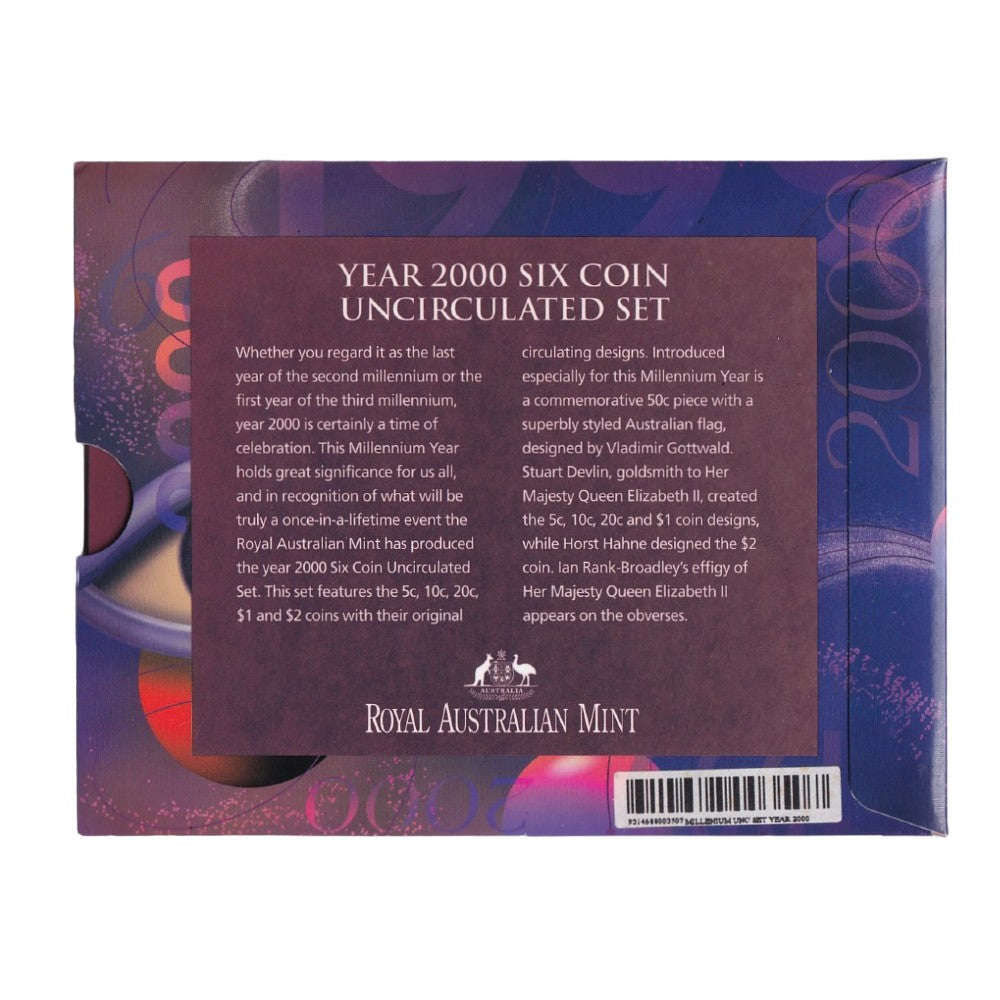 2000 Royal Australian Mint Uncirculated Coin Set - The Millennium