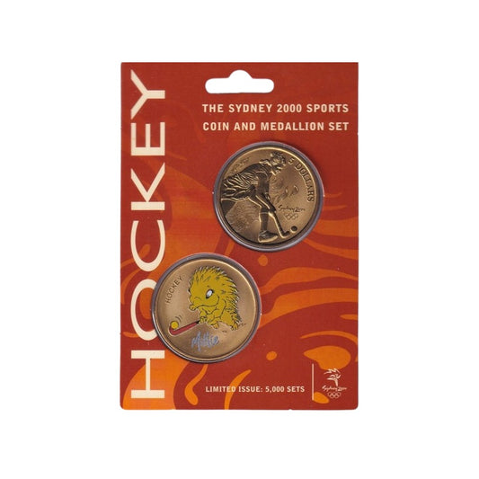 2000 Sydney Olympics - Coin and Medallion Set - Hockey