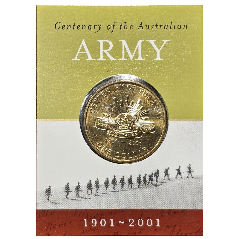 2001 $1 Coin - Centenary of Army 'C' Mintmark