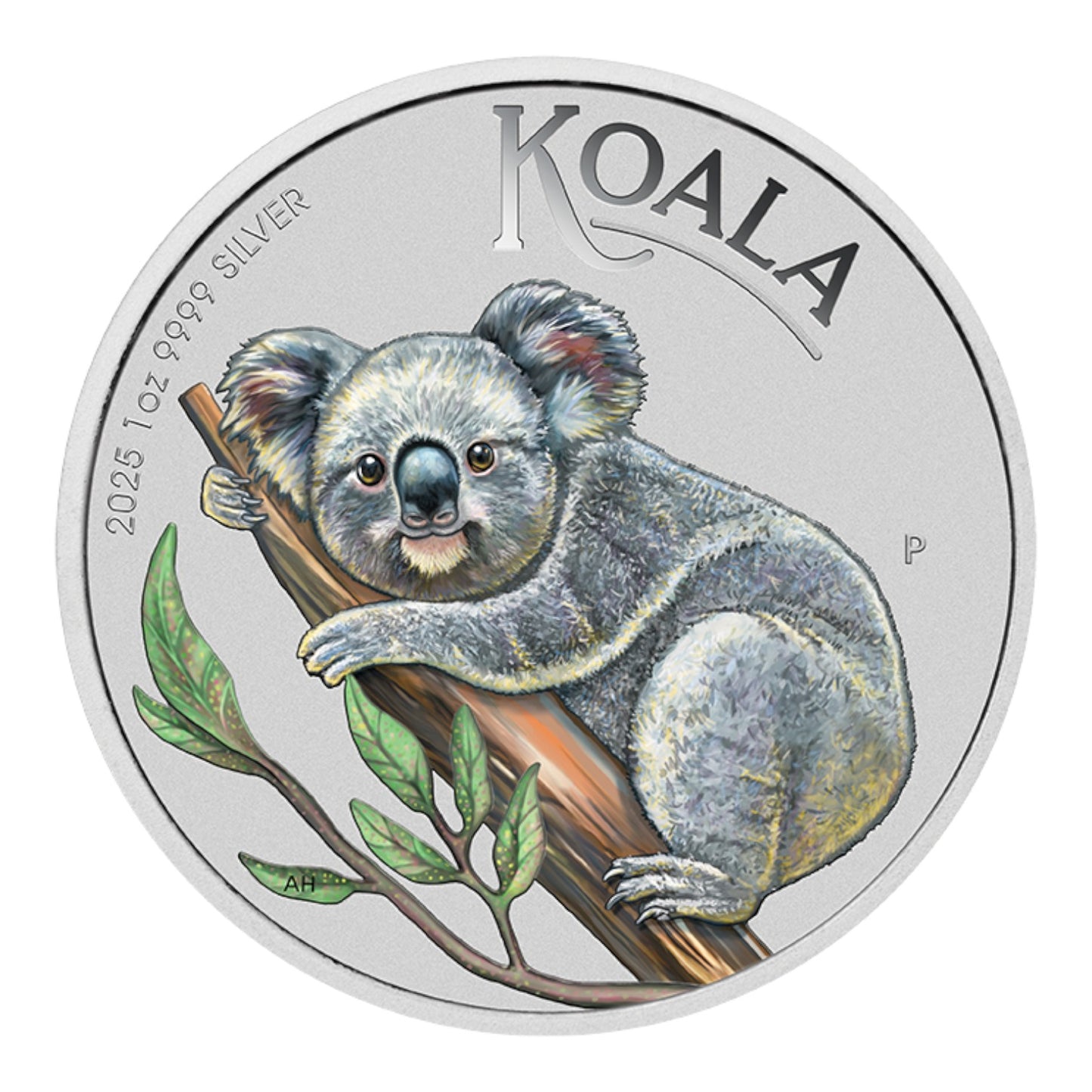 2025 ANDA Brisbane Money Expo - Perth Mint - Koala 1oz Silver Coloured Coin in Card