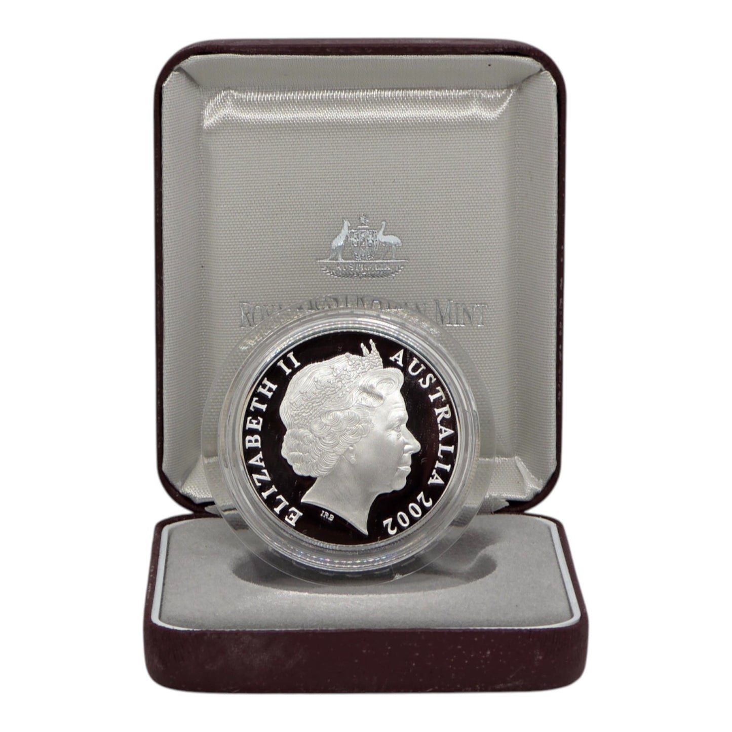 2002 $1 Coin - Silver Kangaroo - 1oz Silver Proof Coin
