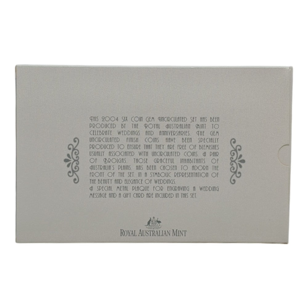 2004 Australian Wedding Coin Collection