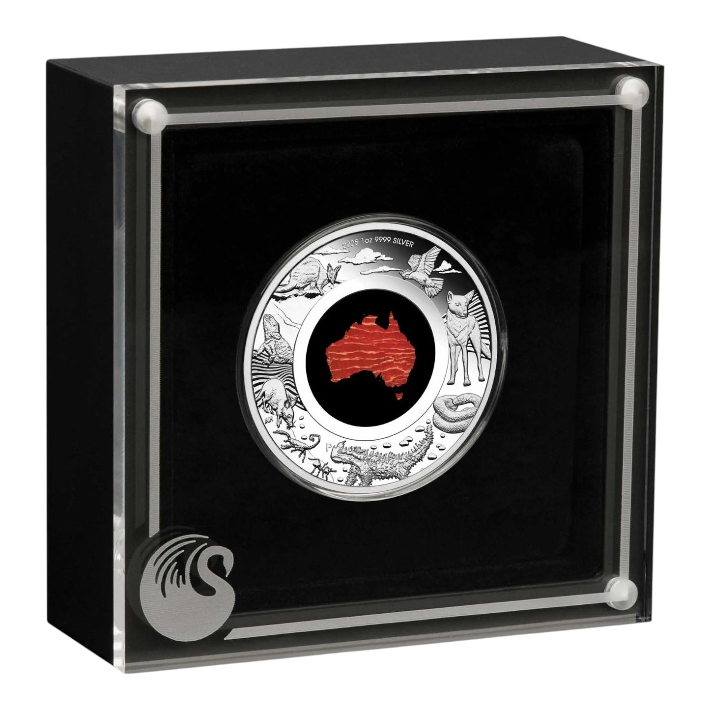 2025 Great Southern Land 1oz Silver Proof Snakeskin Jasper Coin