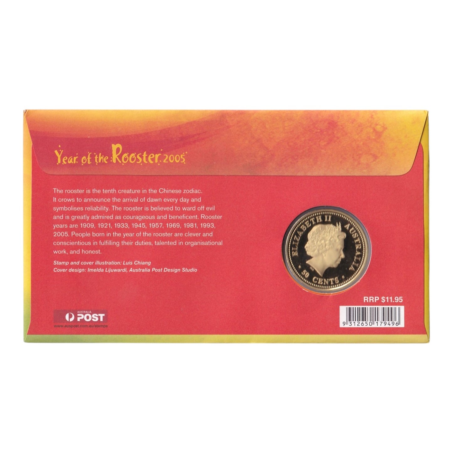 2005 Perth Mint PNC - Year of the Rooster