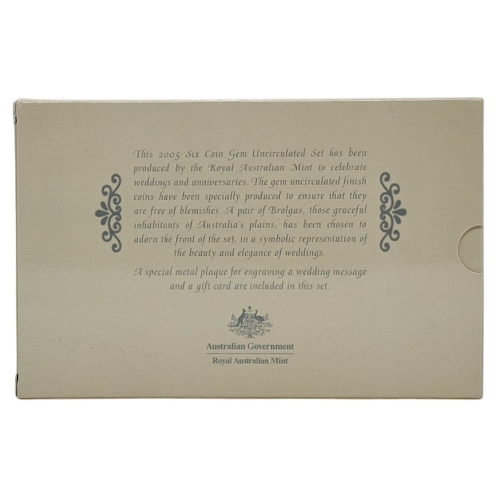 2005 Australian Wedding Coin Collection