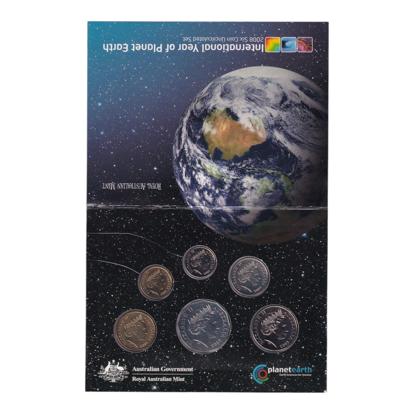 2008 Royal Australian Mint Uncirculated Coin Set - International Year of Planet Earth