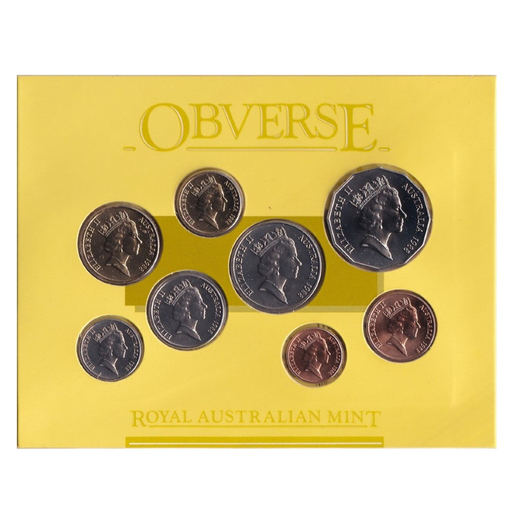 1988 Royal Australian Mint Uncirculated Coin Set - Australia's Bicentenary