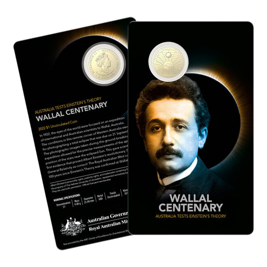 2022 $1 Uncirculated Coin - Wallal Centenary - Australia Tests Einstein's Theory
