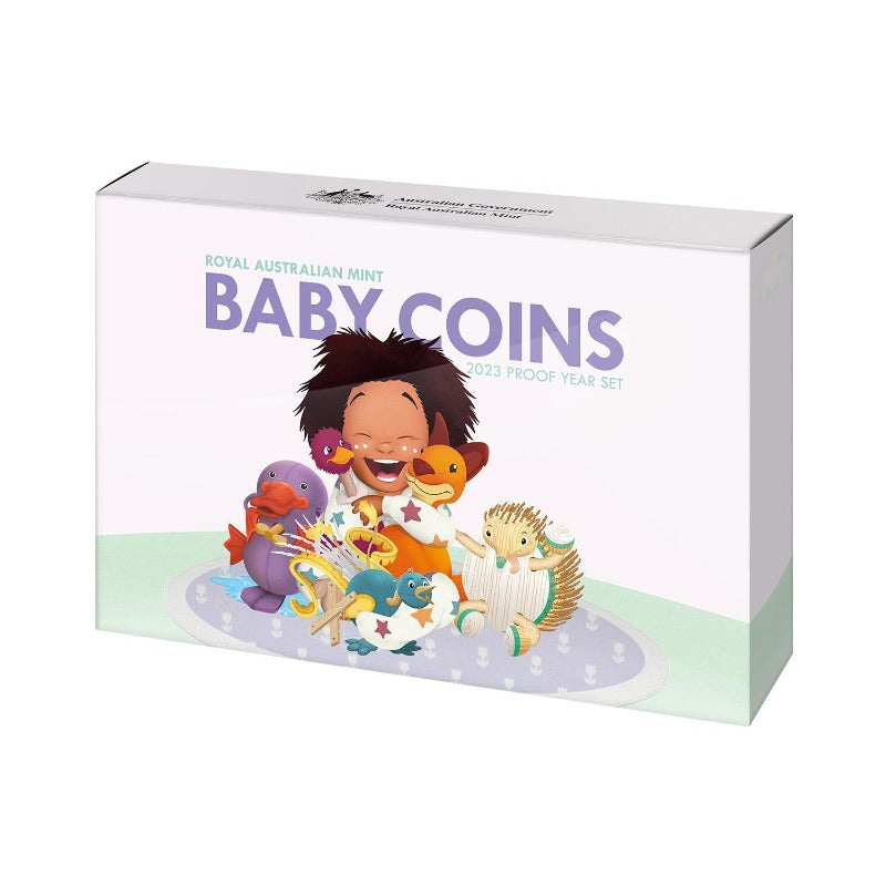 2023 AlBr CuNi Proof Baby Coin Set - Baby Coins