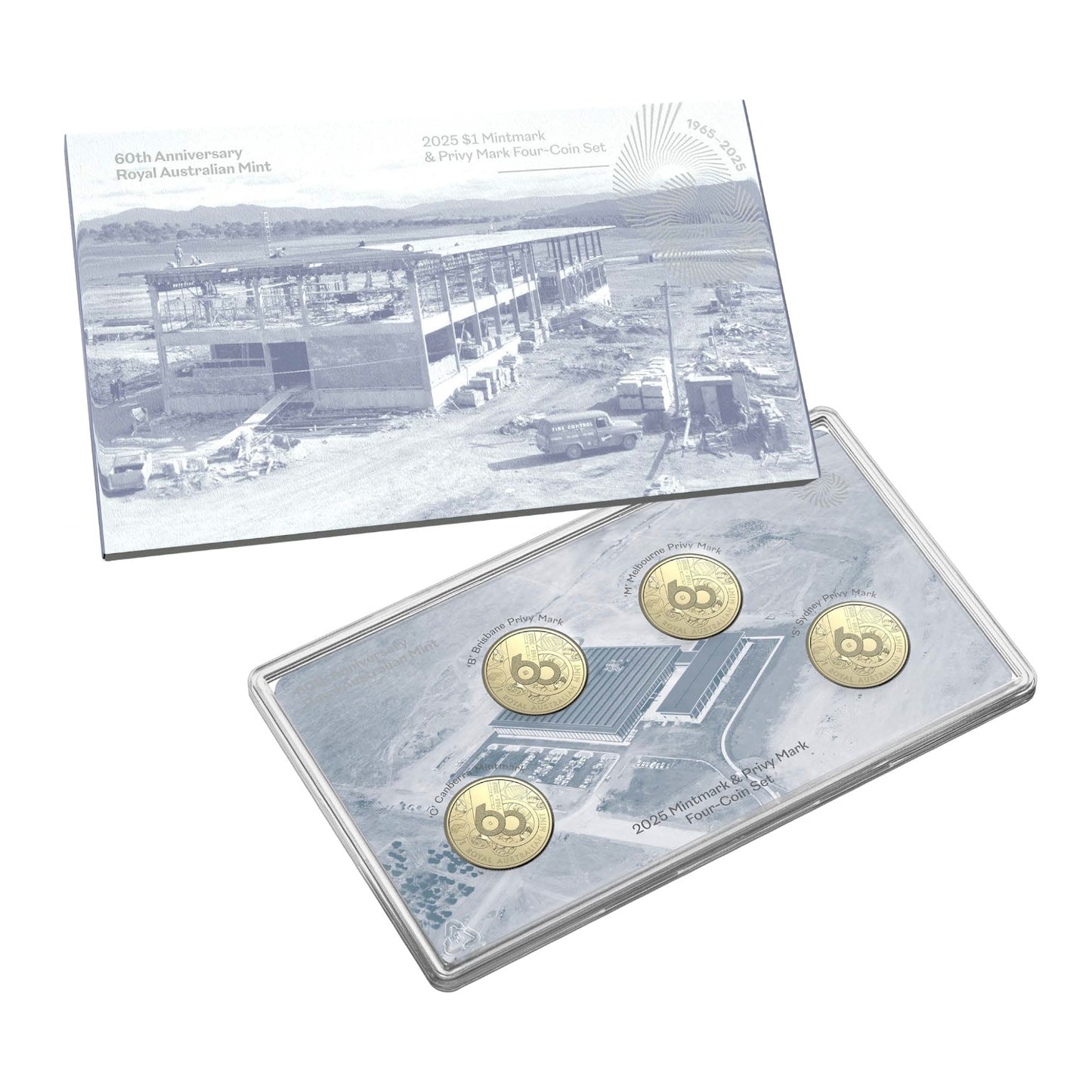 2025 $1 Mintmark and Privy Mark Four Coin Set - 60th Anniversary of the Royal Australian Mint