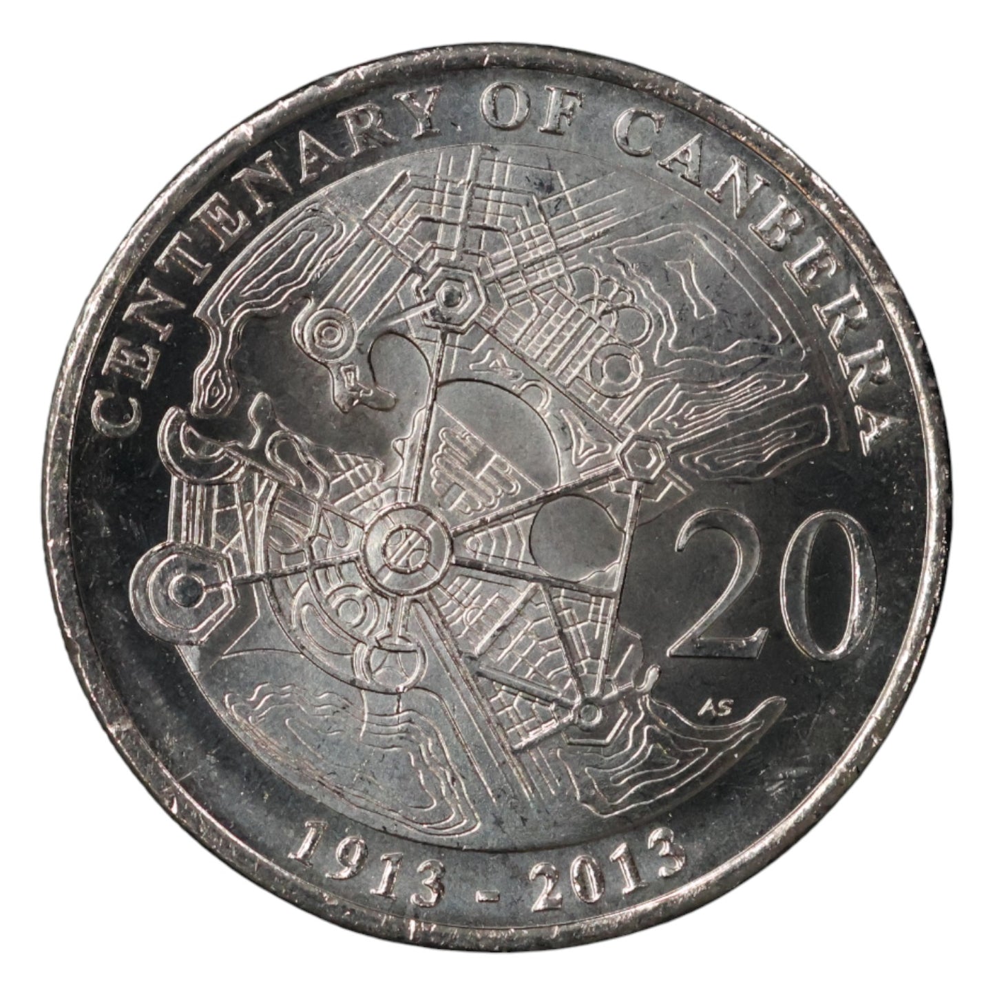 2013 20c Coin - Centenary of Canberra - Uncirculated