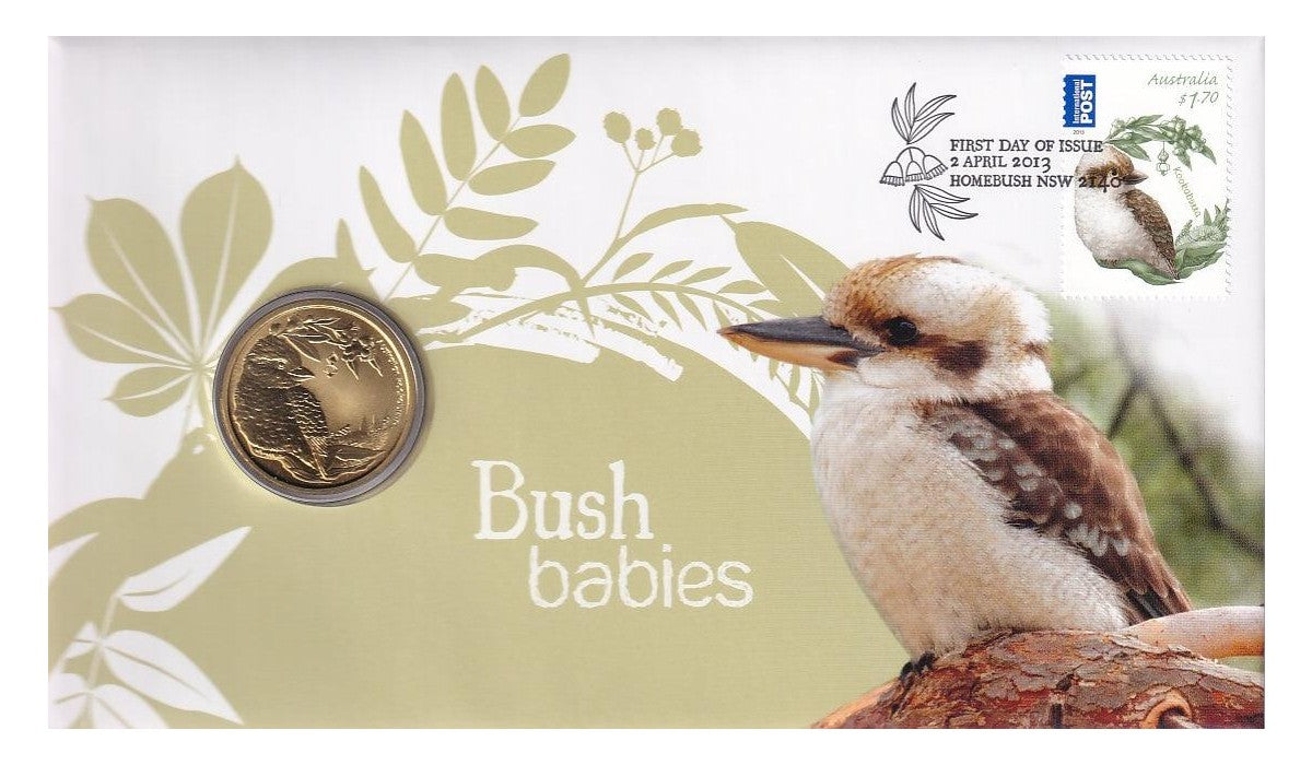 2013 Perth Mint PNC - Bush Babies - Kookaburra