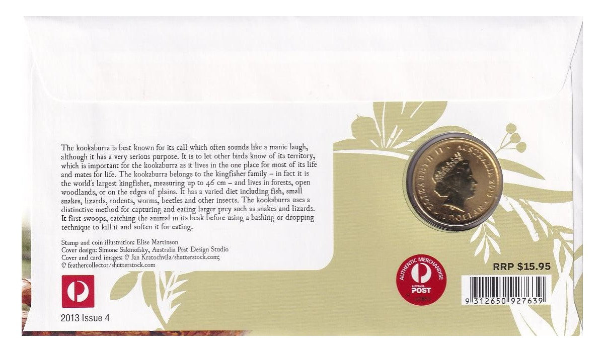 2013 Perth Mint PNC - Bush Babies - Kookaburra