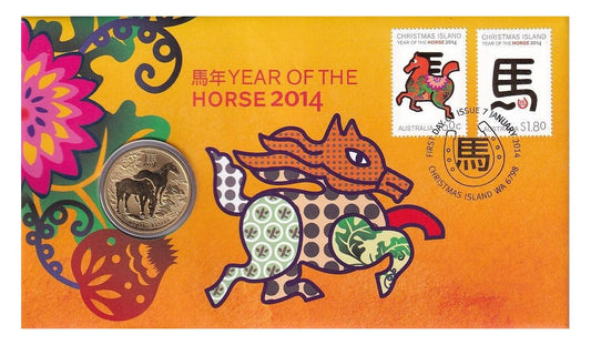 2014 Perth Mint PNC - Year of the Horse