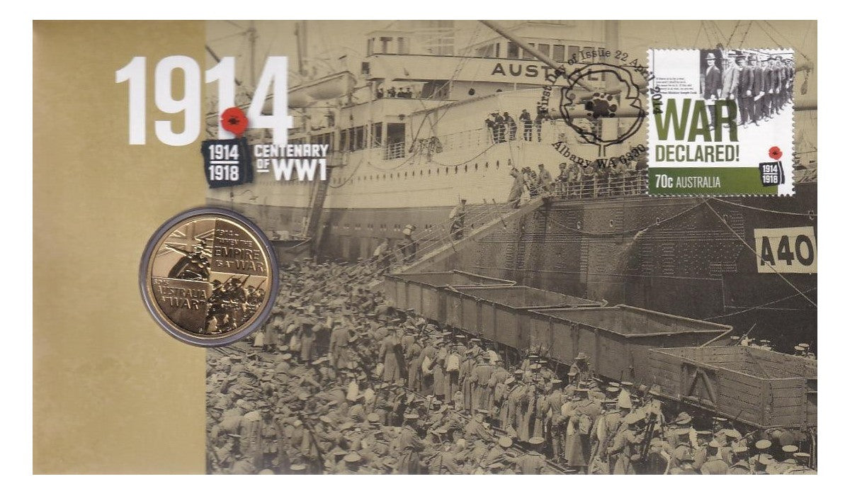 2014 Perth Mint PNC - Declaration of WW1