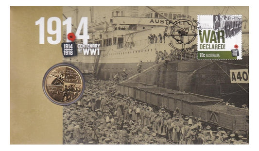 2014 Perth Mint PNC - Declaration of WW1