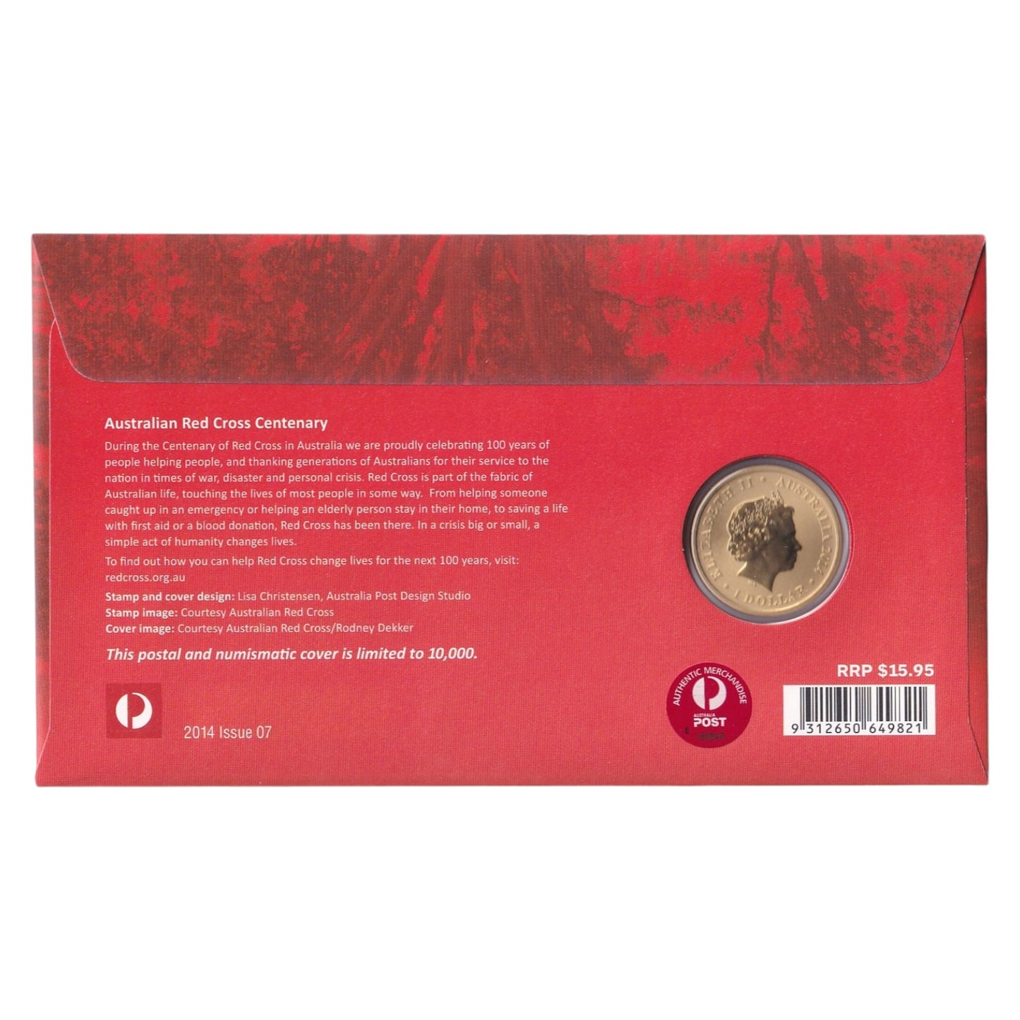 2014 Perth Mint PNC - Australian Red Cross 100th Anniversary
