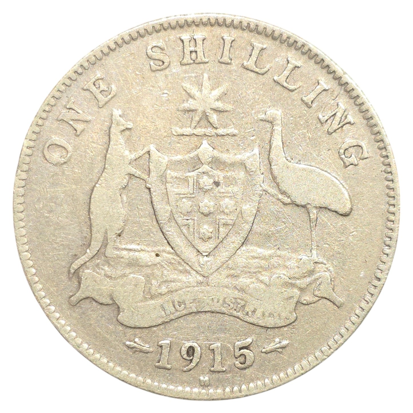 1915 'H' Australian Shilling - Very Good