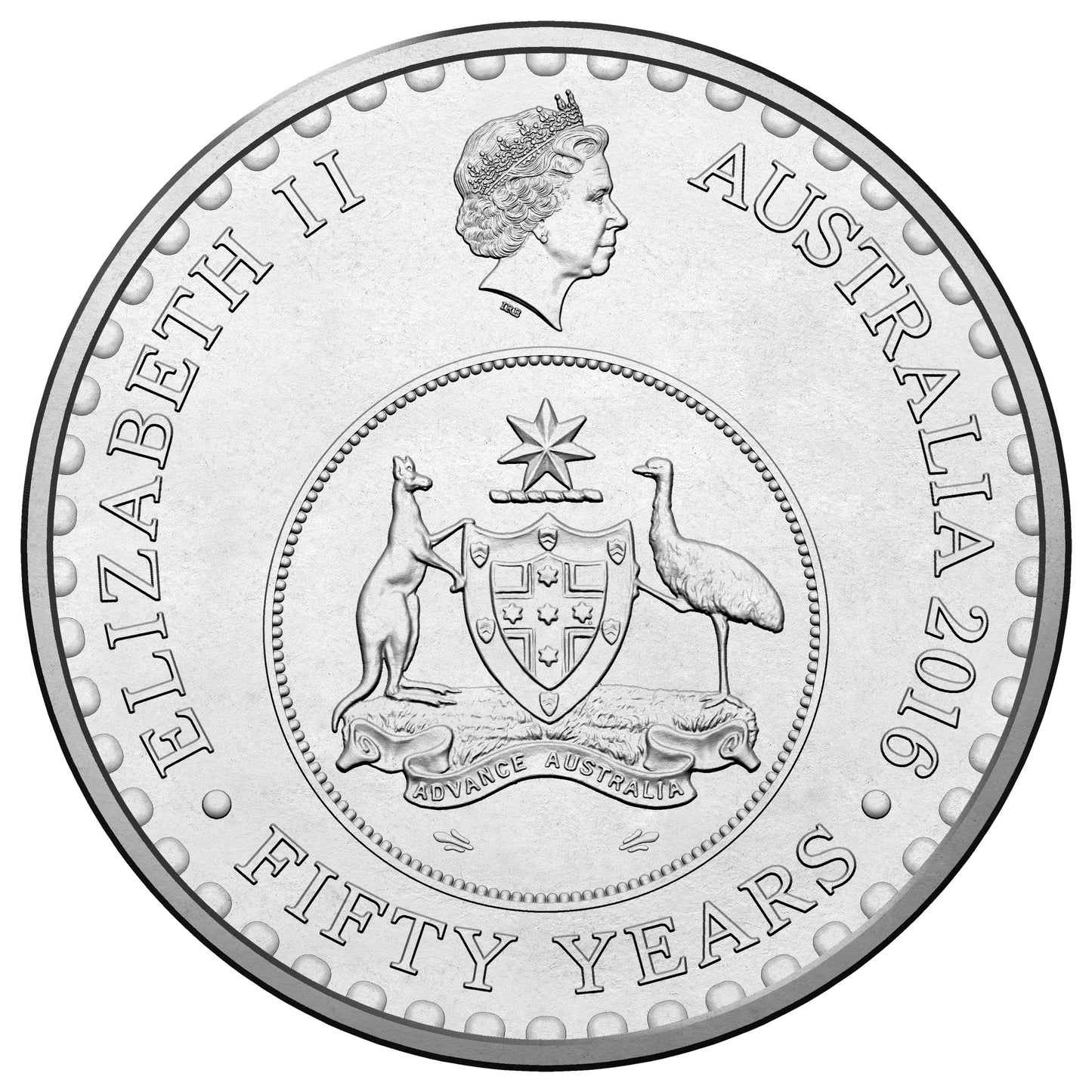 2016 20c coin - 50th Anniversary of Decimal Currency - Uncirculated