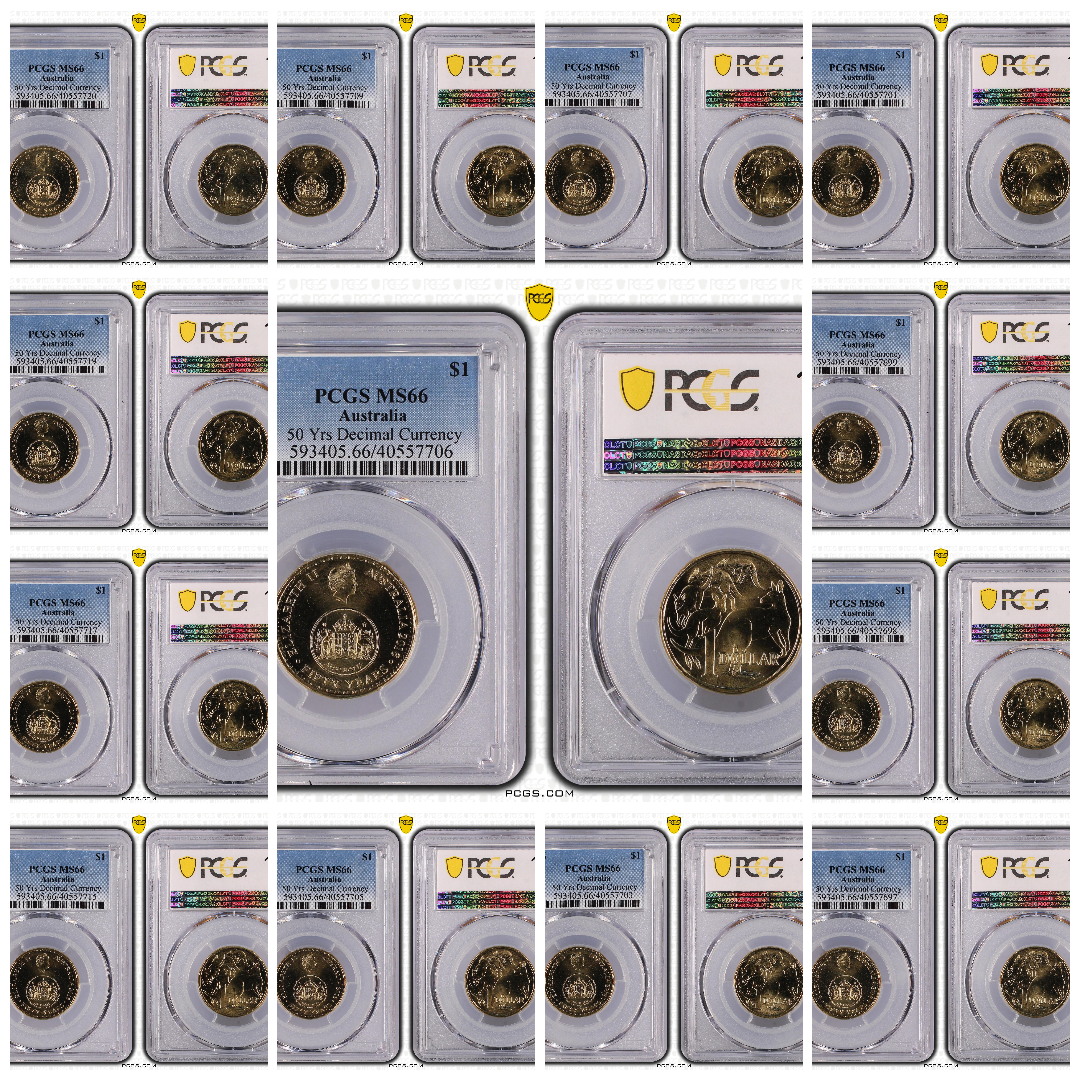 2016 $1 Coin - 50 Years of Decimal Currency - MS66 - Choose Your Certification