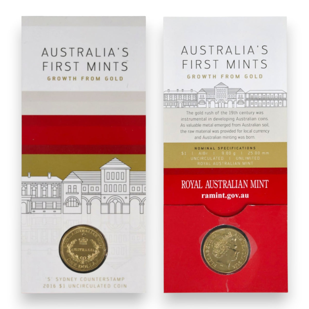 2016 $1 Uncirculated Coin - Australia's First Mints - Select Your Variety