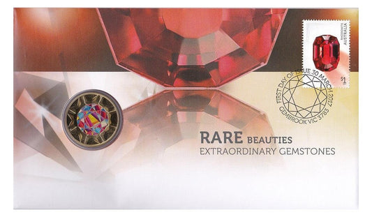 2017 Perth Mint PNC - Rare Beauties - Rhodonite