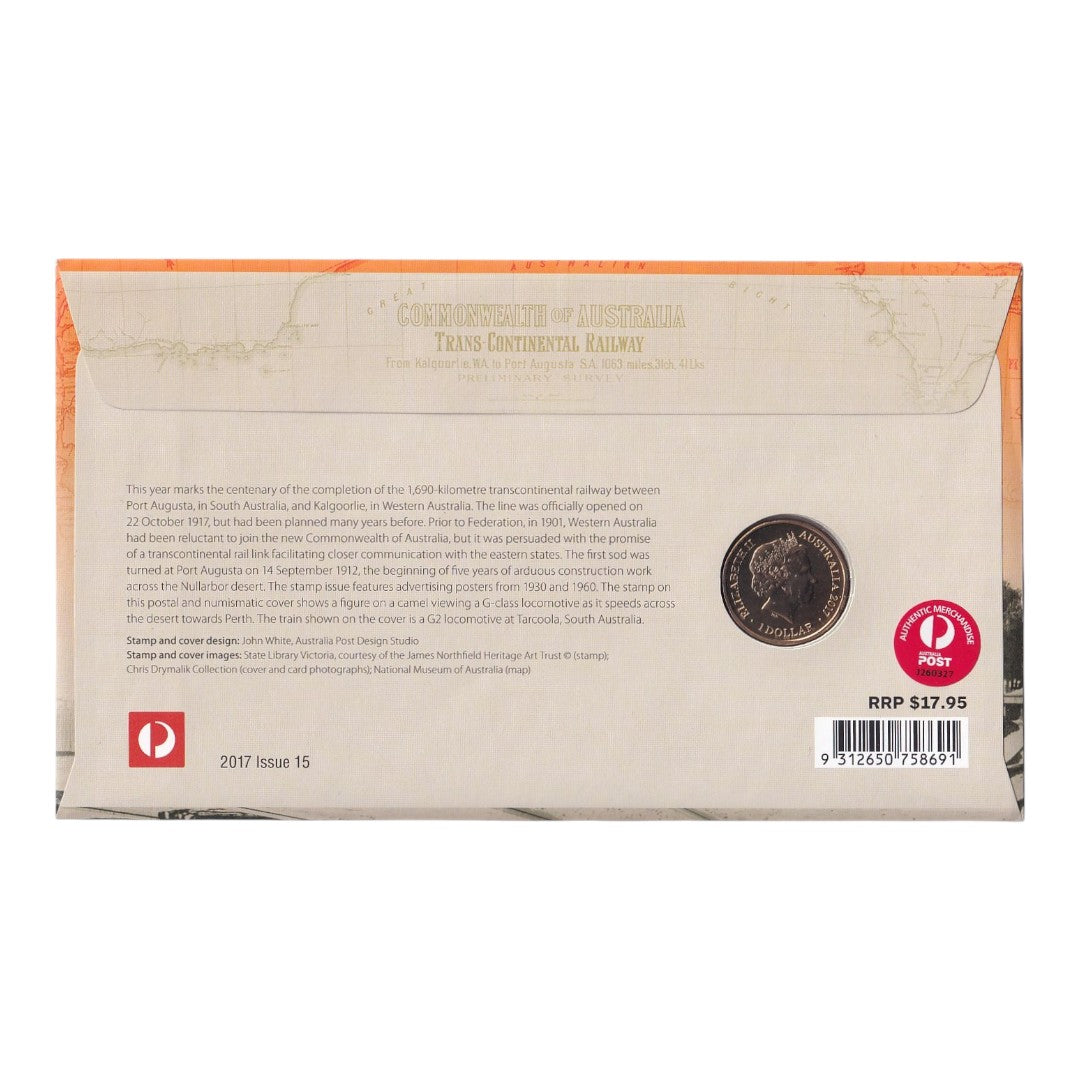 2017 PNC - Trans-Australian Railway - 'C' Mintmark