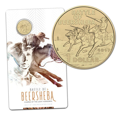 2017 Uncirculated $1 Coin - Battle Of Beersheba - Charge of the Light Horsemen