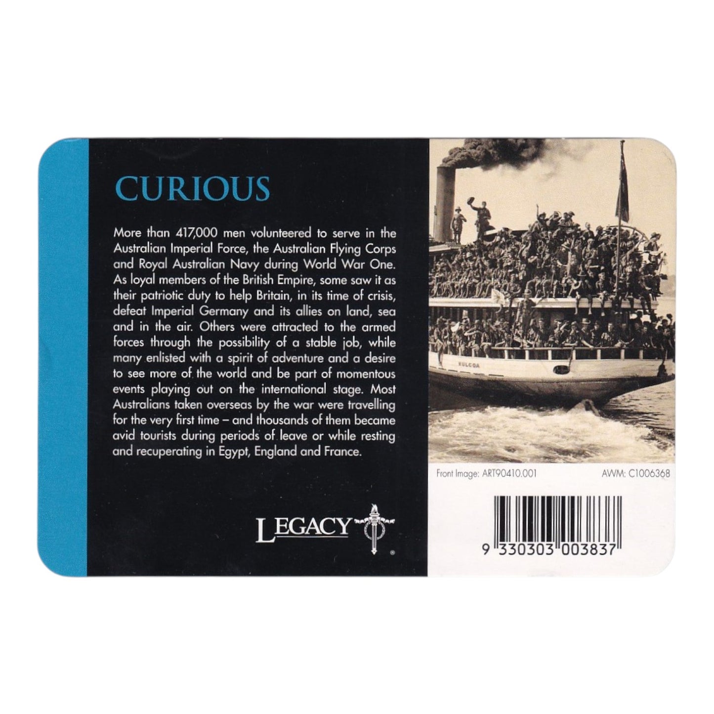 2018 20c Coin - Anzac Spirit - Curious