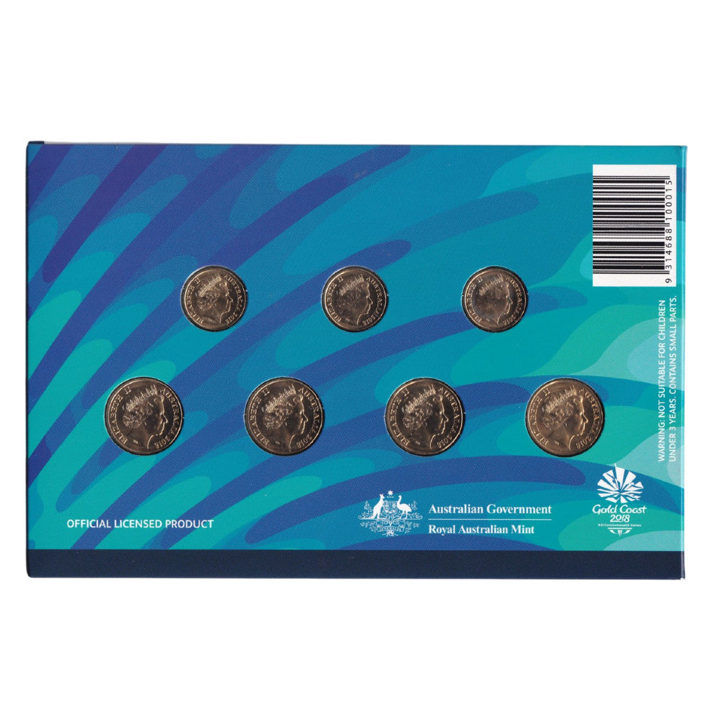 2018 Gold Coast Commonwealth Games 7-Coin Collection