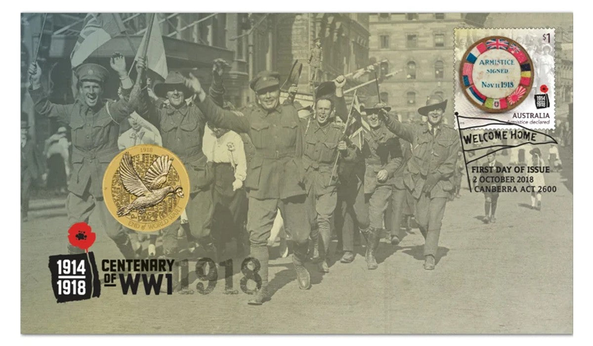 2018 Perth Mint PNC - End of World War I 100th Anniversary
