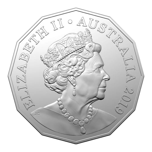 2019 50c Coin - Jody Clark Obverse - Uncirculated