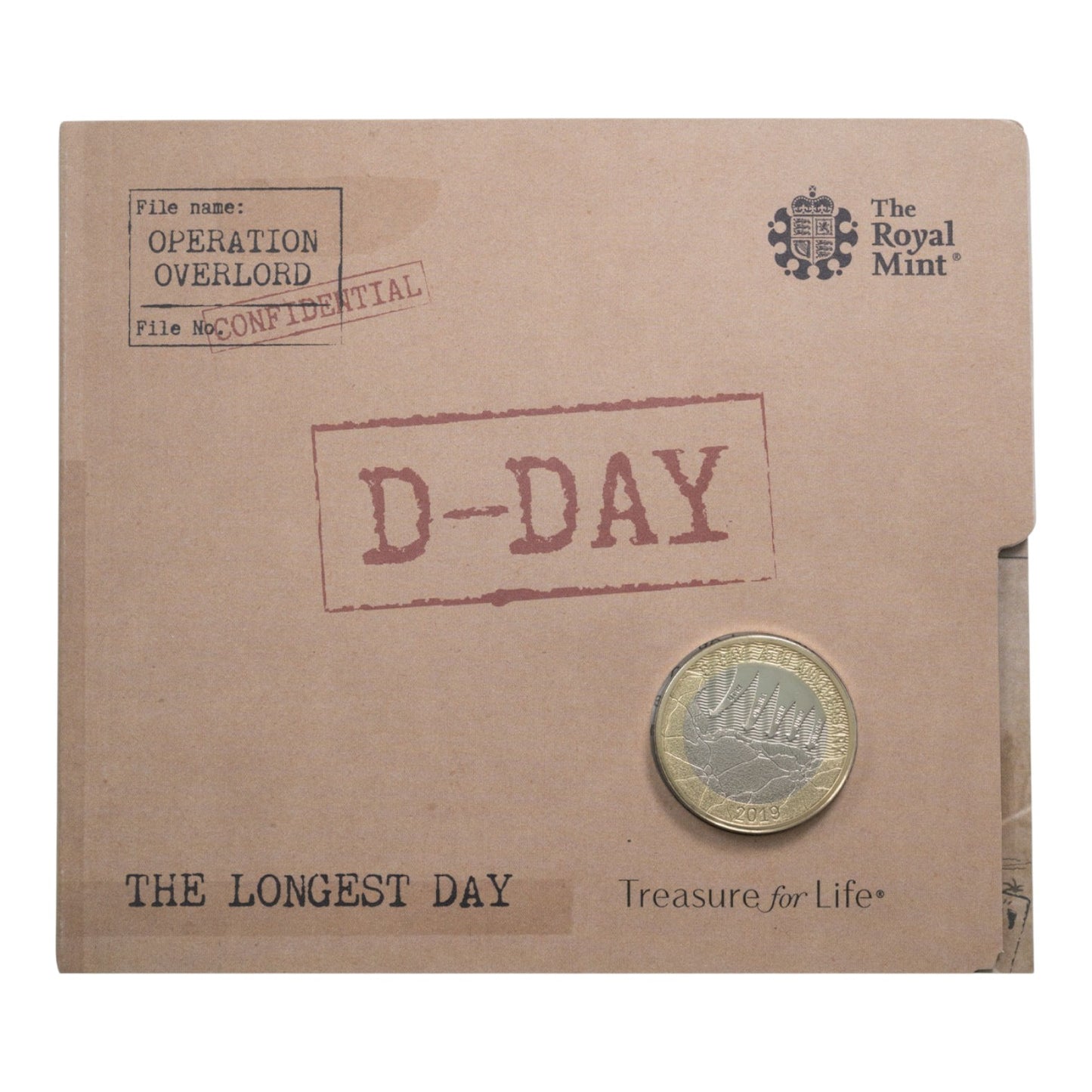 2019 D-Day Landings 75th Anniversary - £2 Coin - Brilliant Uncirculated Coin In Folder