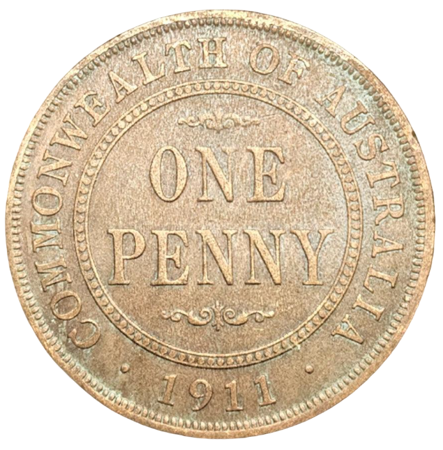 1911 Australian Penny