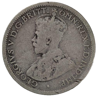 1911 Australian Sixpence - Considered harder for period  - Very Good