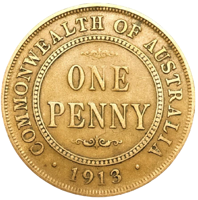 1913 Australian Penny - Very Good