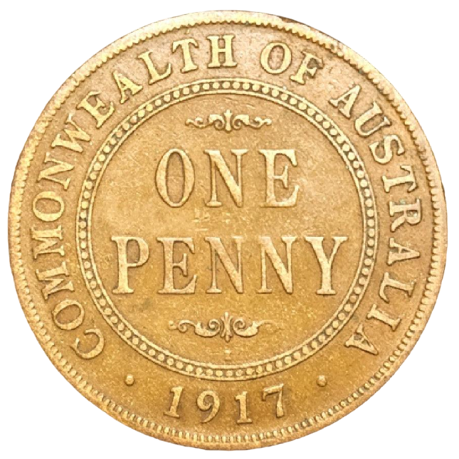 1917 Australian Penny