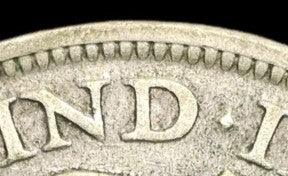1929 United Kingdom - 'D to Bead' Variety Half Crown - Fine - Loose Change Coins