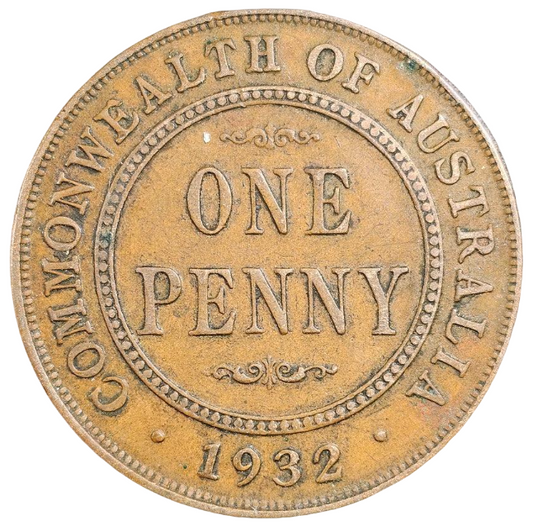 1932 Australian Penny - Very Good