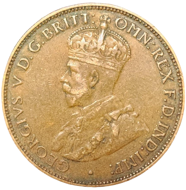 1934 Australian Half Penny - Very Good