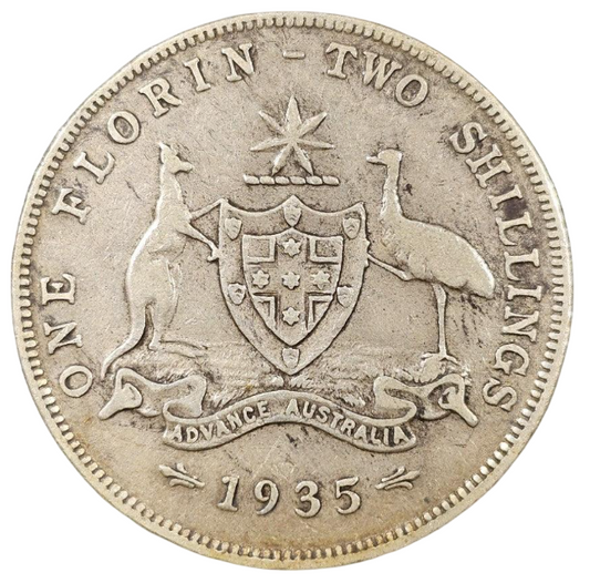 1935 Australian Florin - Fine