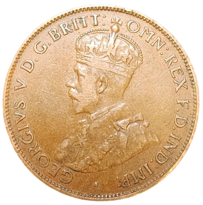 1935 Australian Half Penny - Very Good
