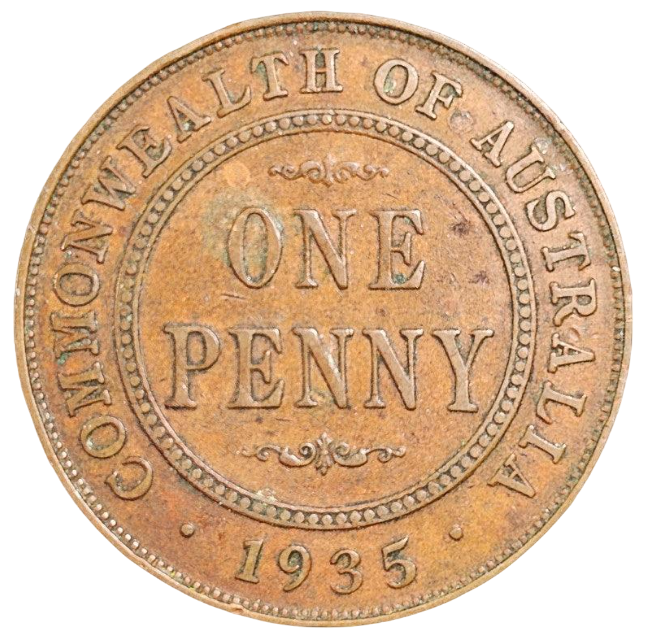 1935 Australian Penny