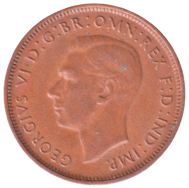 1943 Australian Half Penny