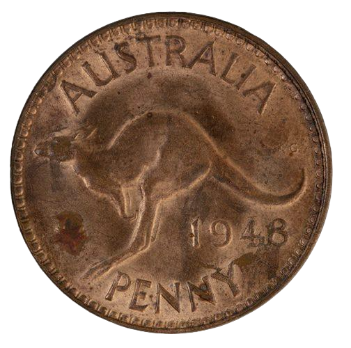 1948 (m) Australian Penny - About Uncirculated
