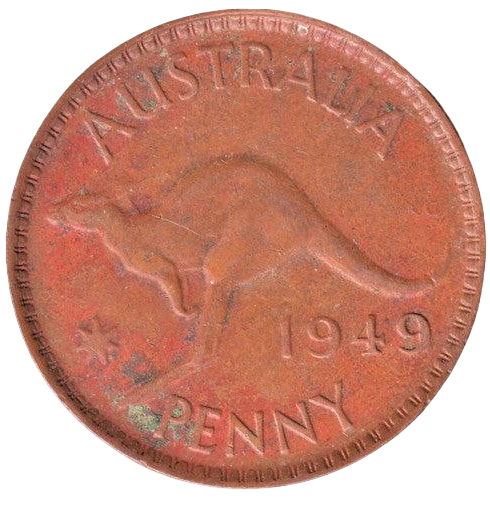 1949 (m) Australian Penny - Very Good
