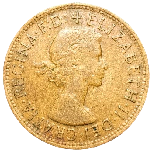 1955 Y. Australian Penny - Very Good