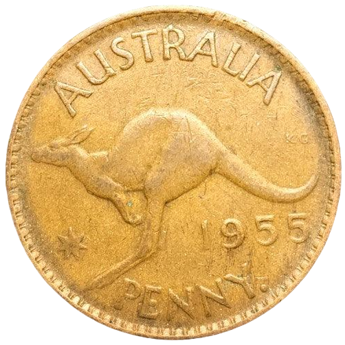 1955 Y. Australian Penny - Very Good