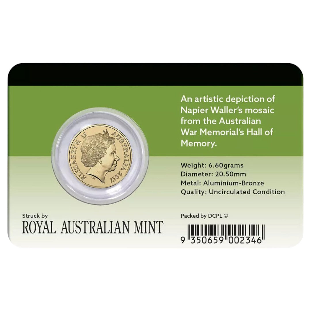 2017 $2 Lest We Forget - Uncirculated Coin Pack